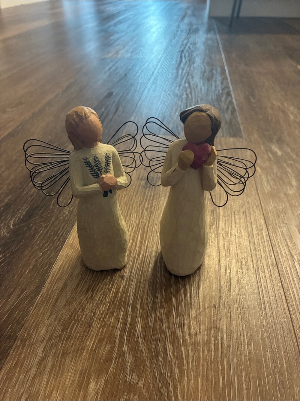Willow Tree Angel Figurines Set of 2 - Decorative Home Accents